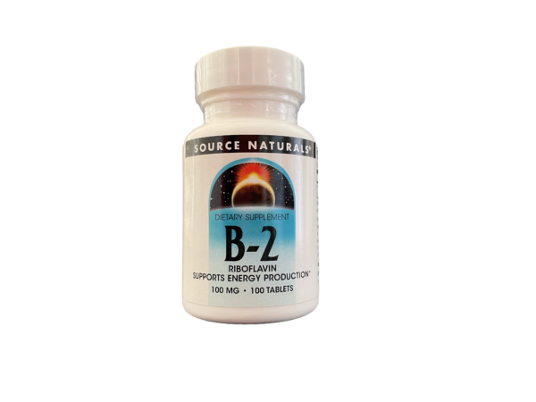 Vitamin B-2 (riboflavin) 100 mg x 100 tablets
