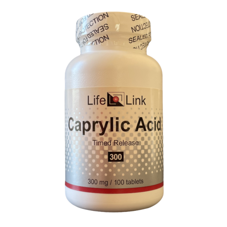 Caprylic Acid 300 mg x 100 capsules