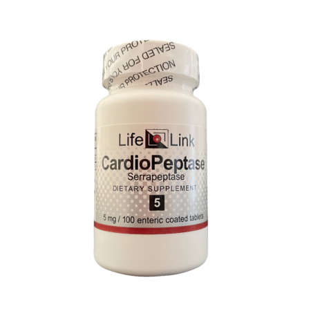 CardioPeptase™ (Serrapeptase) 5 mg x 100 tablets
