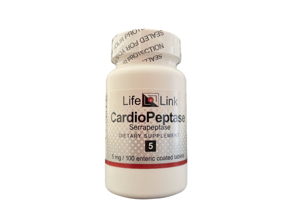 CardioPeptase™ (Serrapeptase) 5 mg x 100 tablets