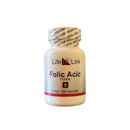 Folic Acid 5 mg x 100 capsules