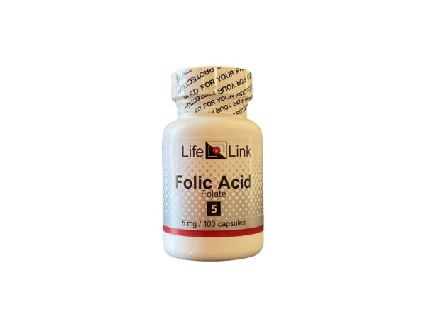 Folic Acid 5 mg x 100 capsules