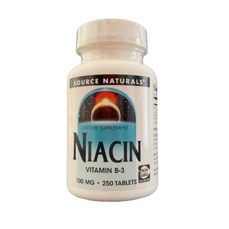 Vitamin B-3 (niacin) 100 mg x 250 tablets