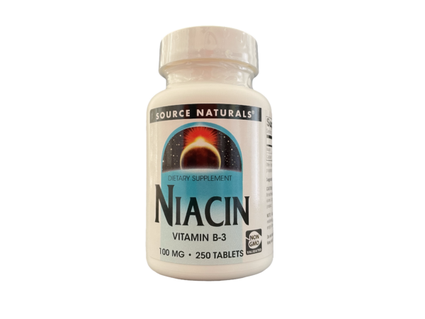 Vitamin B-3 (niacin) 100 mg x 250 tablets